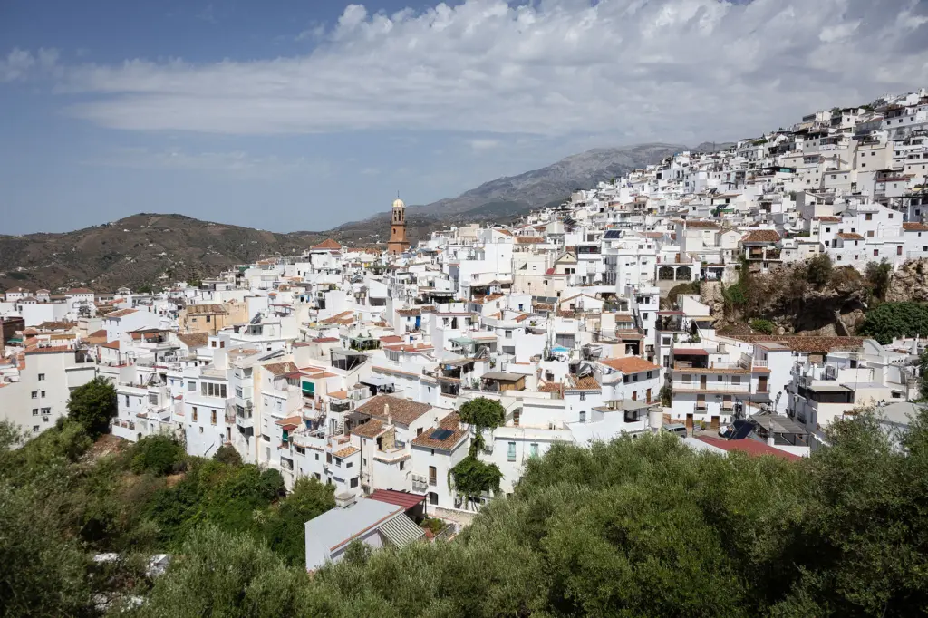 Cómpeta. Mountain light, white villages and long views across the Axarquía landscape.