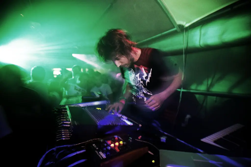 Yuksek performing live at Bugged Out