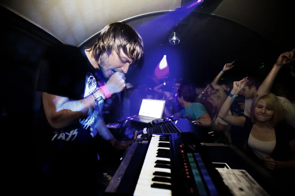 Yuksek performing live at Bugged Out