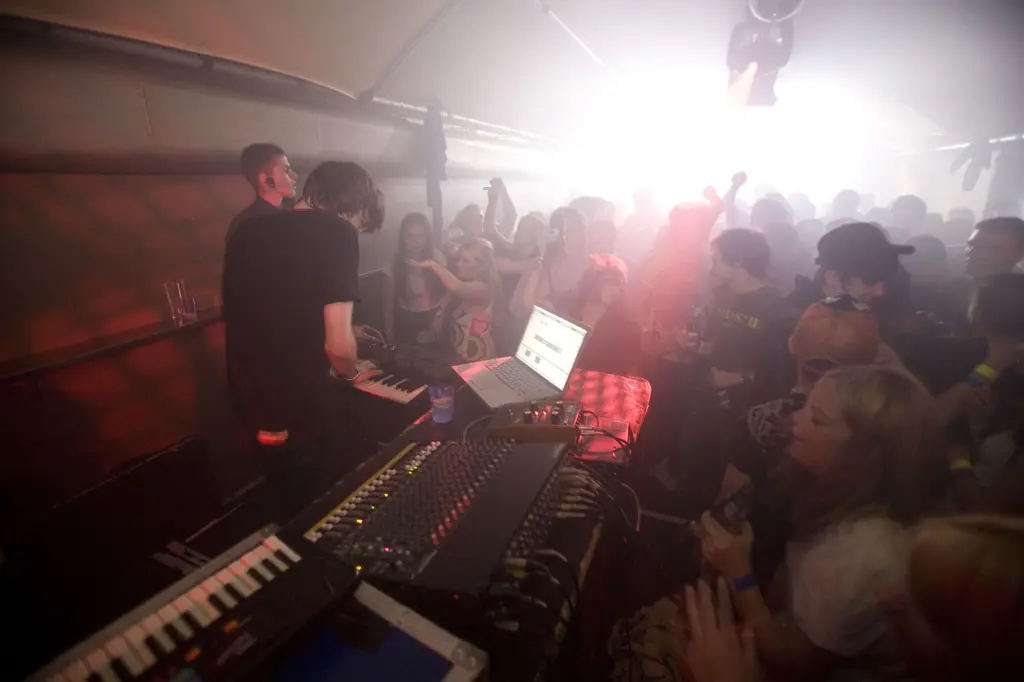 Yuksek performing live at Bugged Out