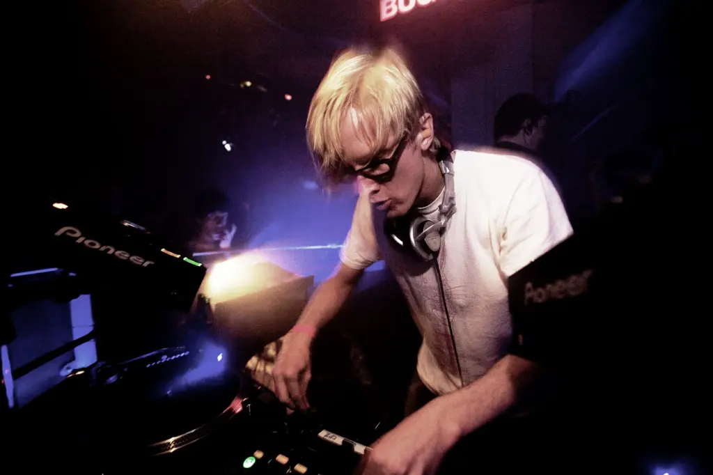Simian Mobile Disco DJing at Bugged Out
