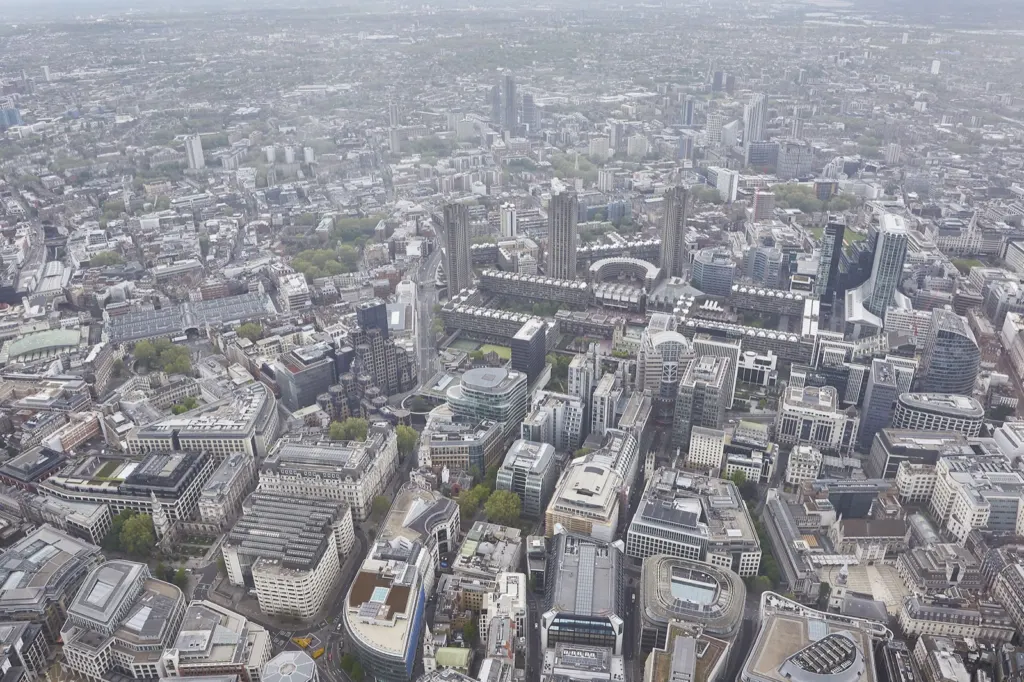Aerial London — commercial and documentary photograph in London, UK, frame 6 of 13.