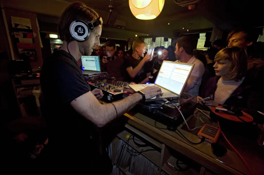 Richie Hawtin performing at Phonica Records