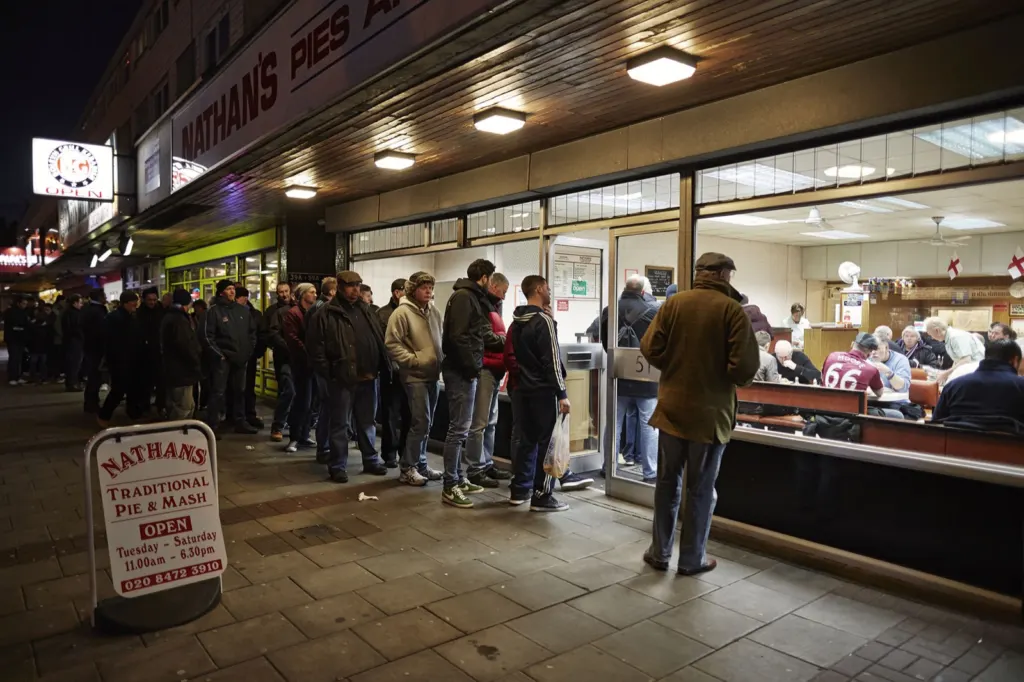 Nathan’s Pies and Eels — commercial and documentary photograph in East London, UK, frame 18 of 18.